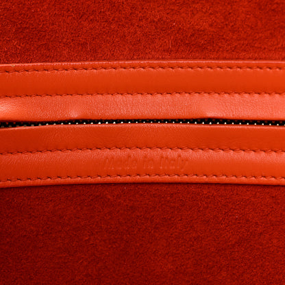 Celine Supple Calfskin Medium Phantom Luggage Orange 7 of 15