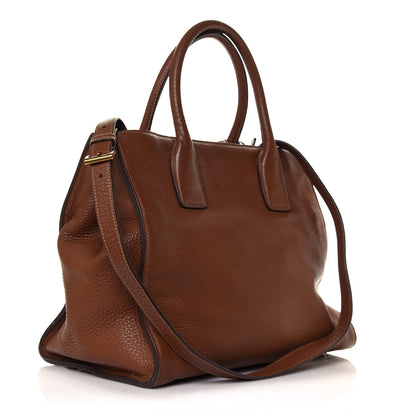 Prada Vitello Daino Tote Nocciolo 2 of 6