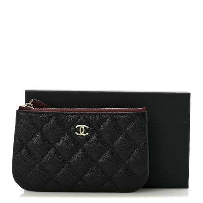 Chanel Caviar Quilted Small Cosmetic Case Black 9 of 9