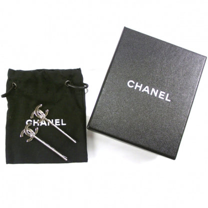 Chanel Rhinestone CC Hair Clips Bobby Pins 2 of 5
