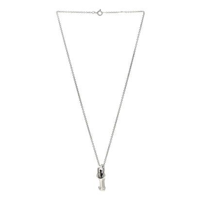 Hermes Sterling Silver PM Galop Pendant Necklace 3 of 5