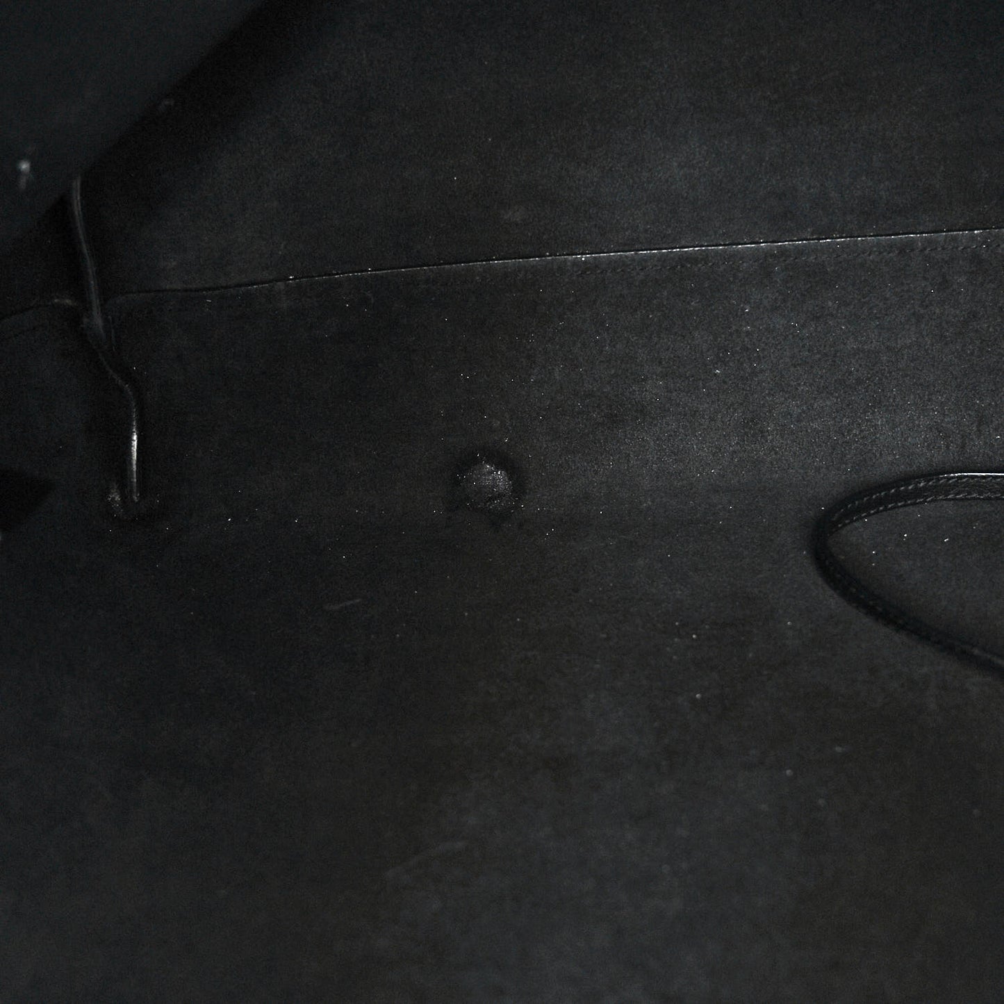 Calfskin Large Shopping Tote Black