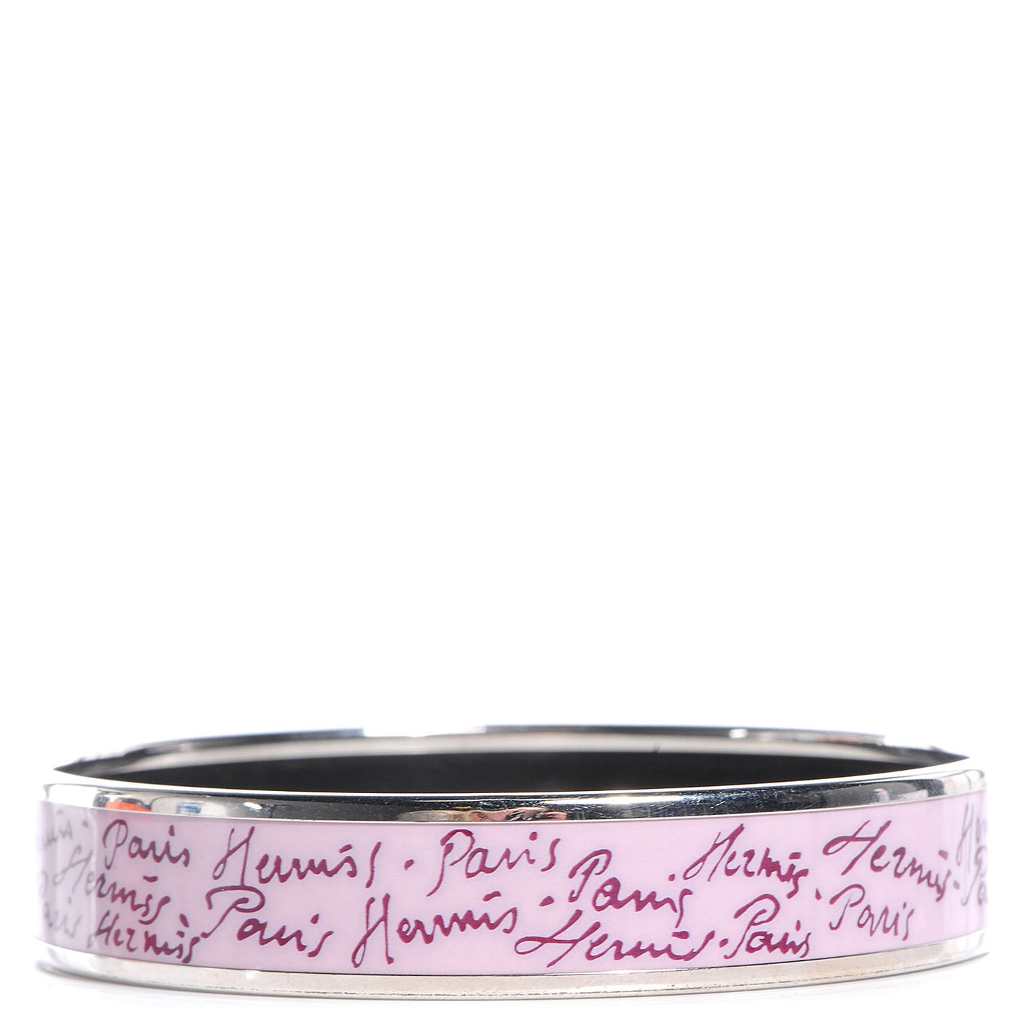 Enamel Printed Handwriting Medium Bracelet Purple 70