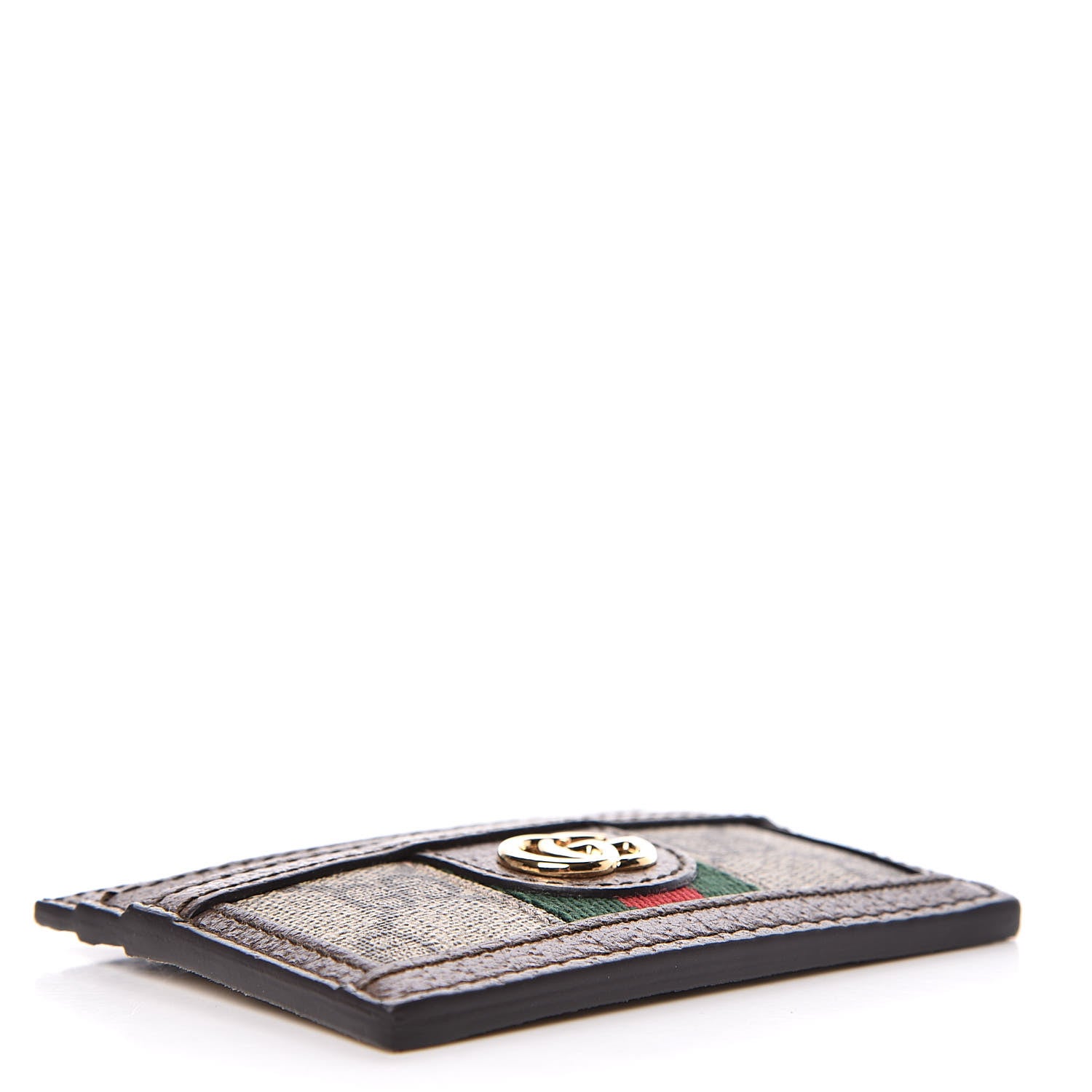 Gucci GG Supreme Monogram Ophidia Card Holder Brown 4 of 6