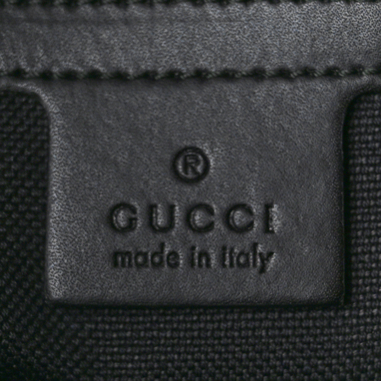 GG Supreme Monogram Appia Calfskin Web Flat Messenger Bag Black Grey
