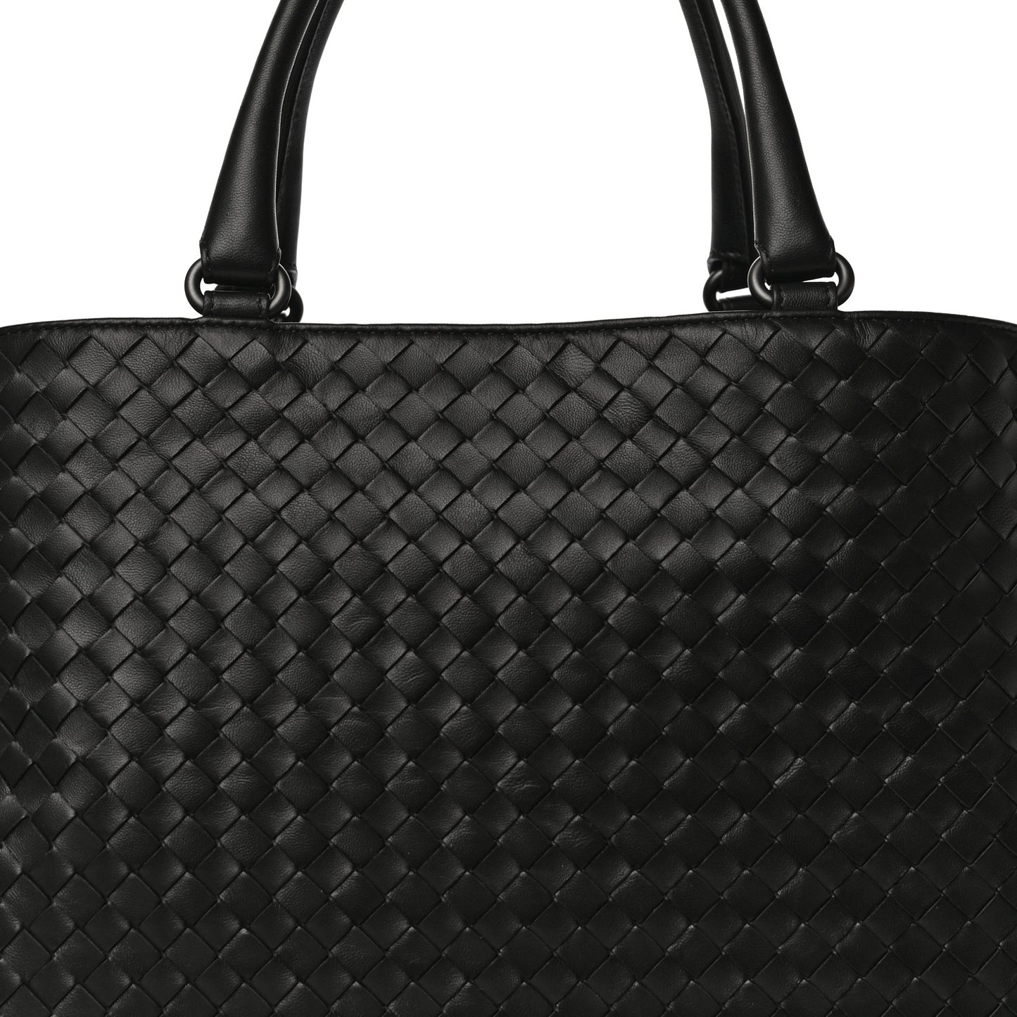 Nappa Intrecciato Milano Tote Black