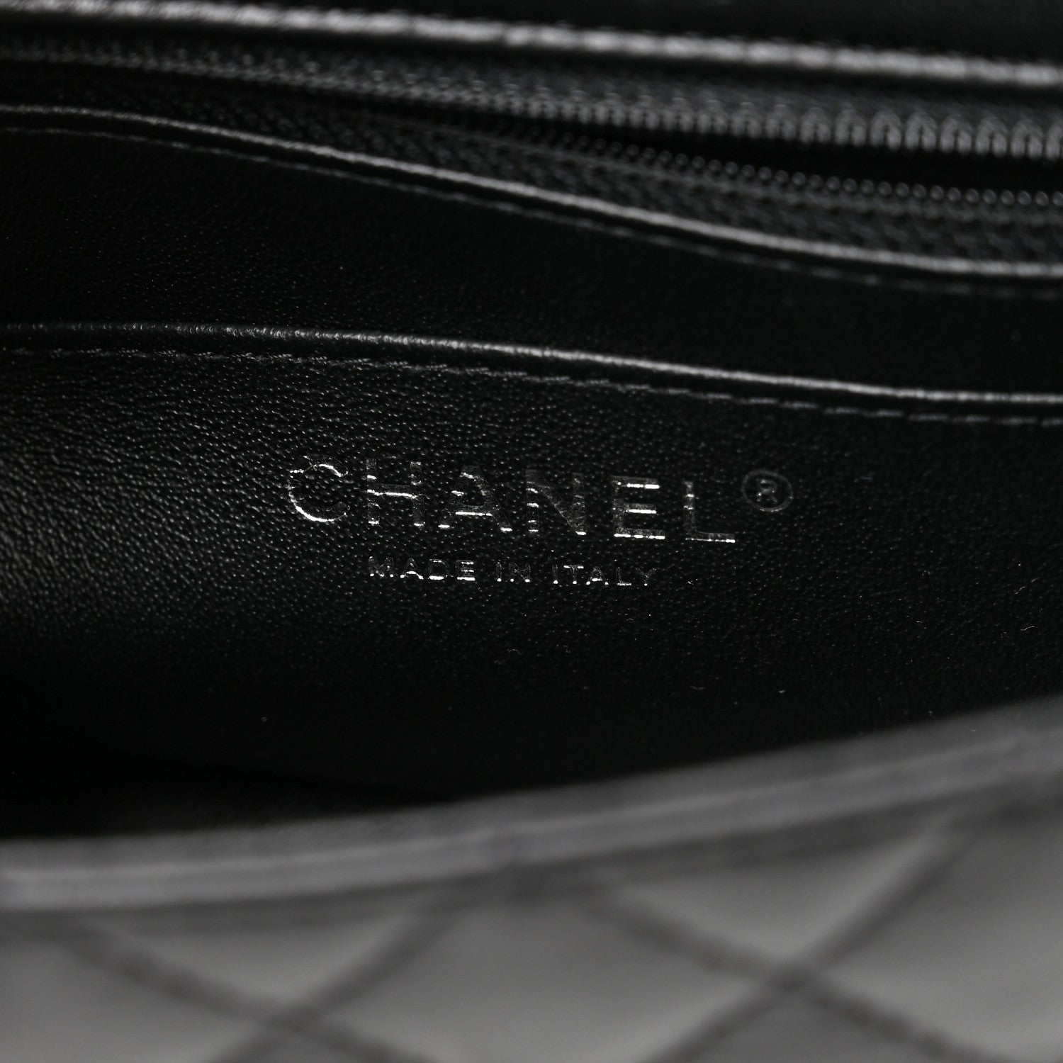 Chanel Lambskin Quilted Mini Rectangular Flap Black 6 of 10