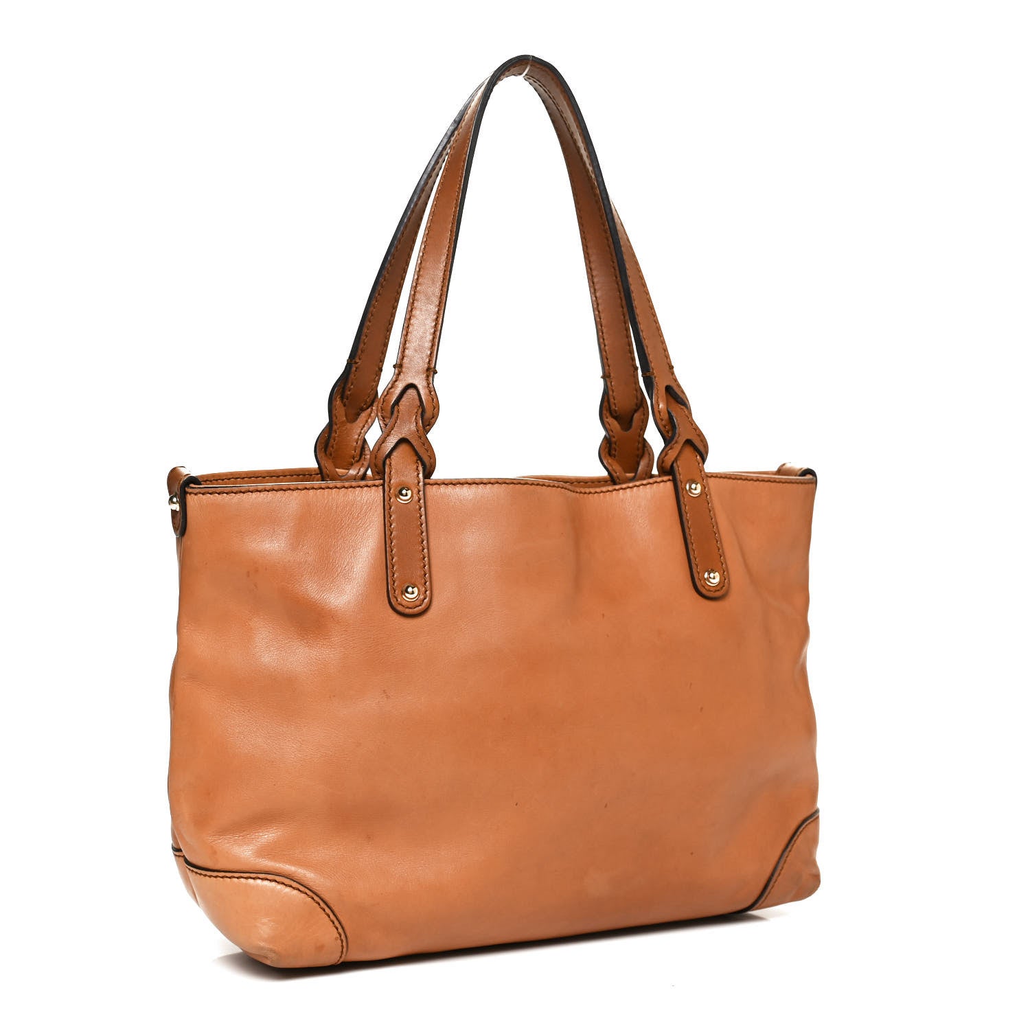 Gucci Calfskin Small Craft Tote Brown 3 of 13