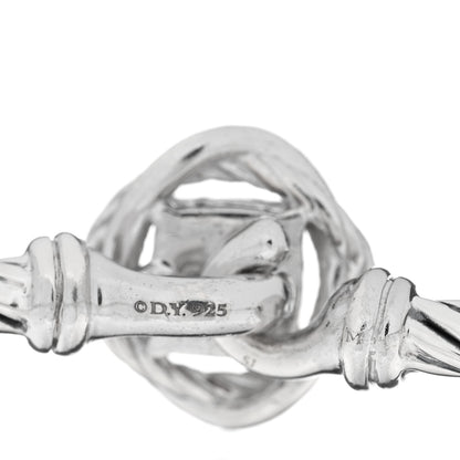 David Yurman Sterling Silver Diamond 3mm Infinity Bracelet 3 of 4