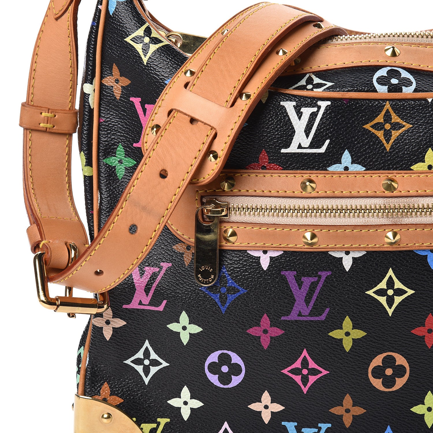 Louis Vuitton Monogram Multicolor Boulogne Black 10 of 11