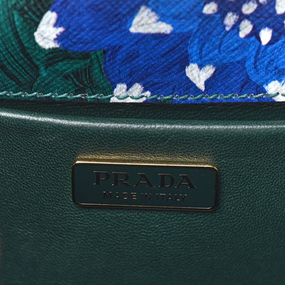 Prada Saffiano Floral Printed Light Frame Bag Multicolor 6 of 8