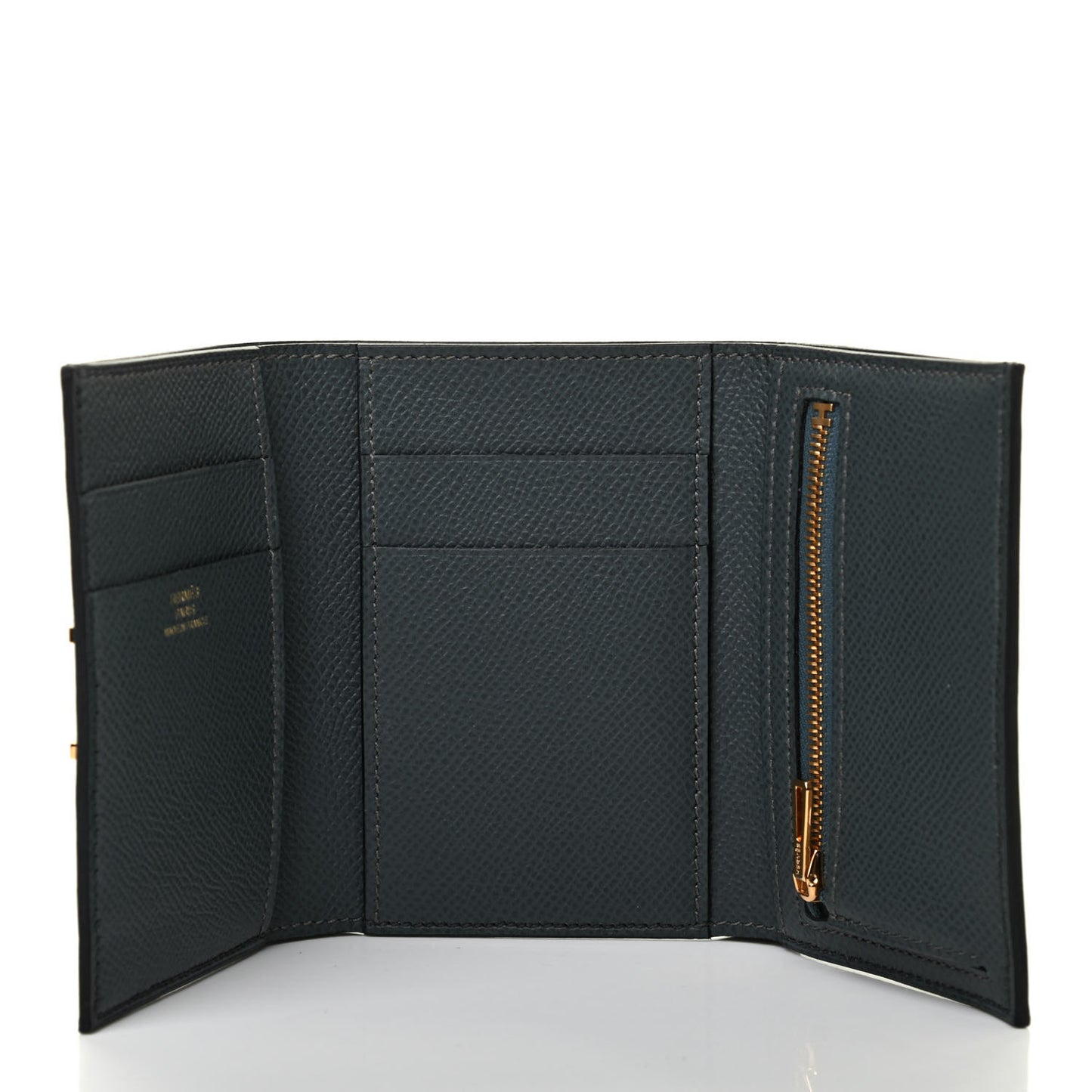 Epsom Tri-Fold Compact Bearn Wallet Bleu Orage