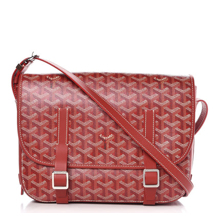 Goyard Goyardine Belvedere MM Messenger Bag Red 1 of 7