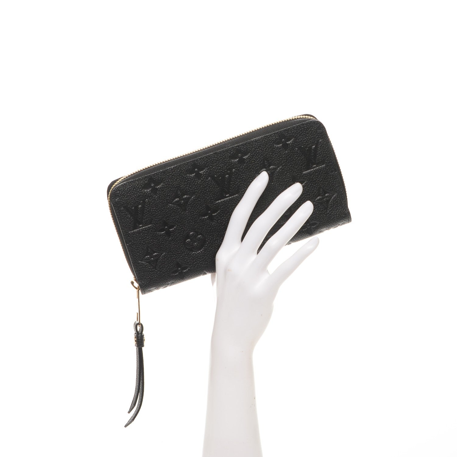 Louis Vuitton Empreinte Zippy Wallet Black 2 of 6
