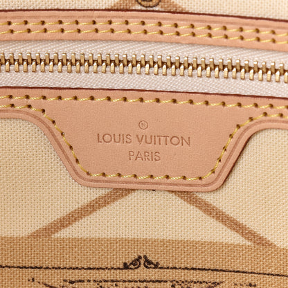 Louis Vuitton Damier Azur Summer Trunks Neo Neverfull MM 8 of 10