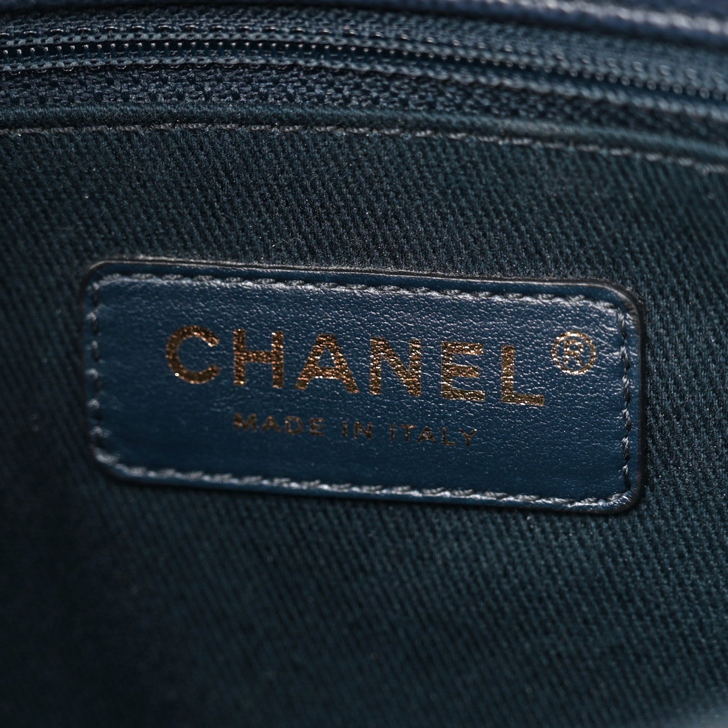Chanel Caviar Quilted Small Coco Handle Flap Navy 6 of 10