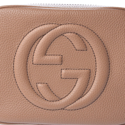 Gucci Pebbled Calfskin Small Soho Disco Bag Rose Beige 10 of 10