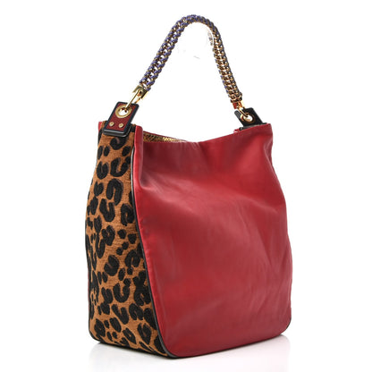 Louis Vuitton Supple Calfskin Safari Flight Bag Rouge 3 of 12