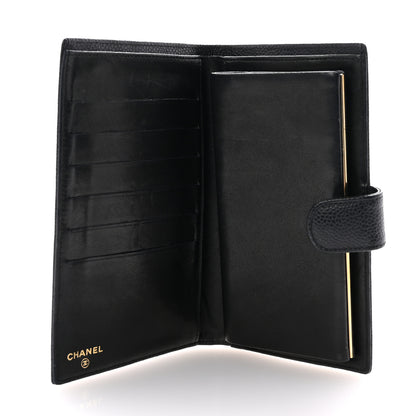 Chanel Caviar Timeless CC Zipped Pocket Wallet Black 5 of 7