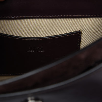 Chloe Calfskin Small Tess Bag Black Raisin 9 of 9