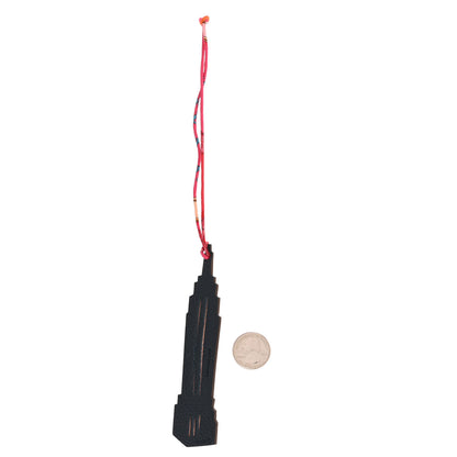 Hermes Togo Epsom Petit H Empire State Building Bag Charm 2 of 5