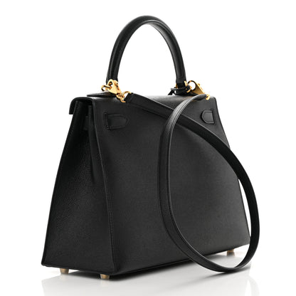 Hermes Epsom Kelly Sellier 28 Black 2 of 13