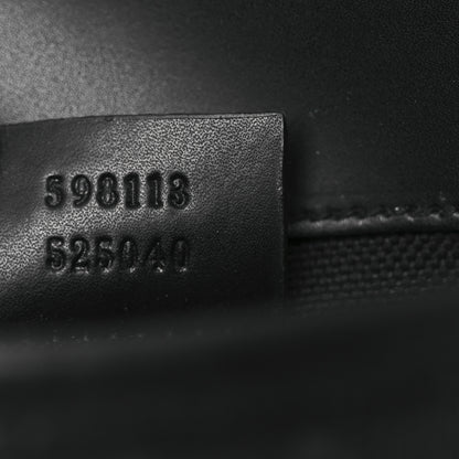 Gucci GG Supreme Monogram Web Slim Belt Bag Black Grey 7 of 12