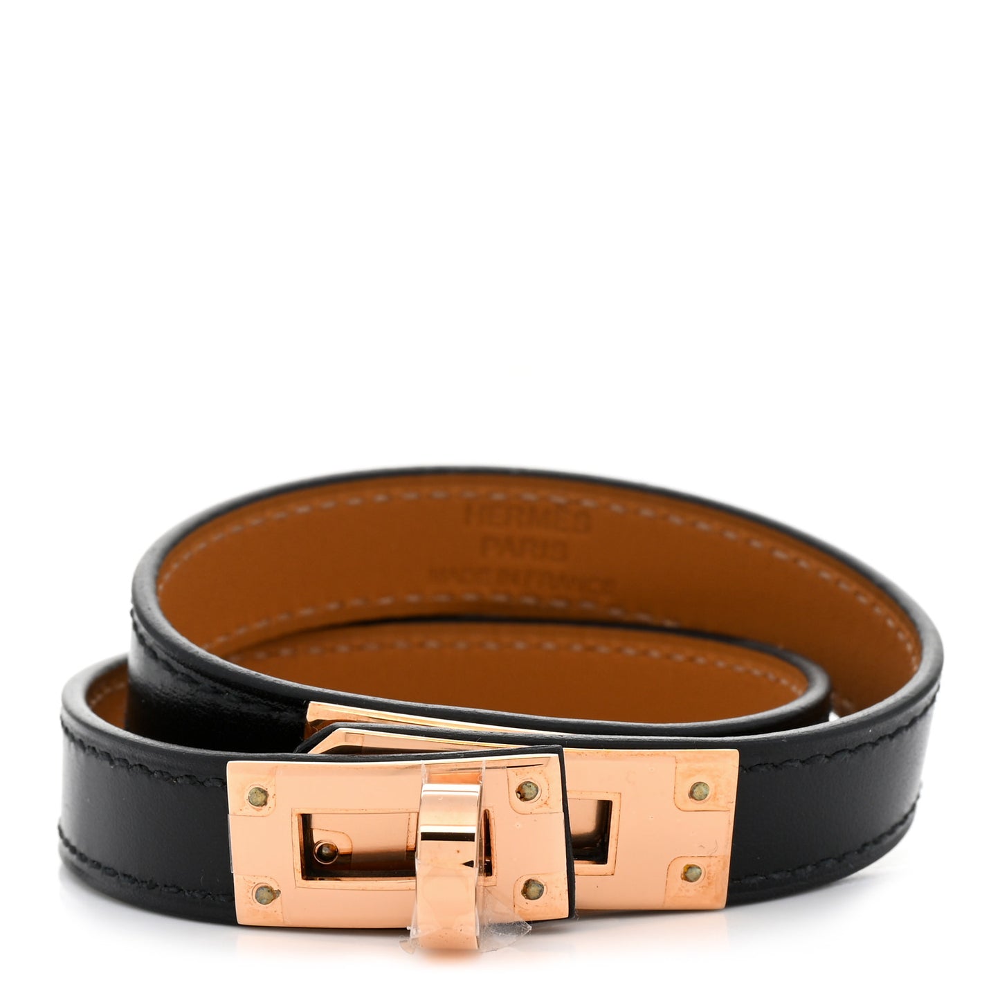Swift Mini Kelly Double Tour Bracelet T3 Black