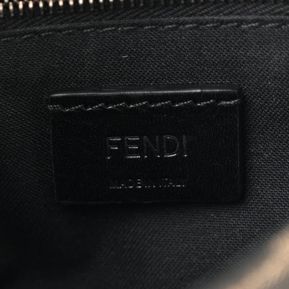 Fendi Recycled Fabric Jacquard Vitello Grace FF 1974 Baguette Belt Pouch Tobacco Moro Black 6 of 13