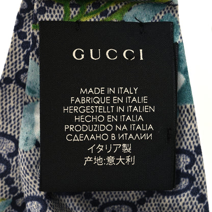 Gucci Silk Monogram Blooms Print Headband Blue 5 of 5