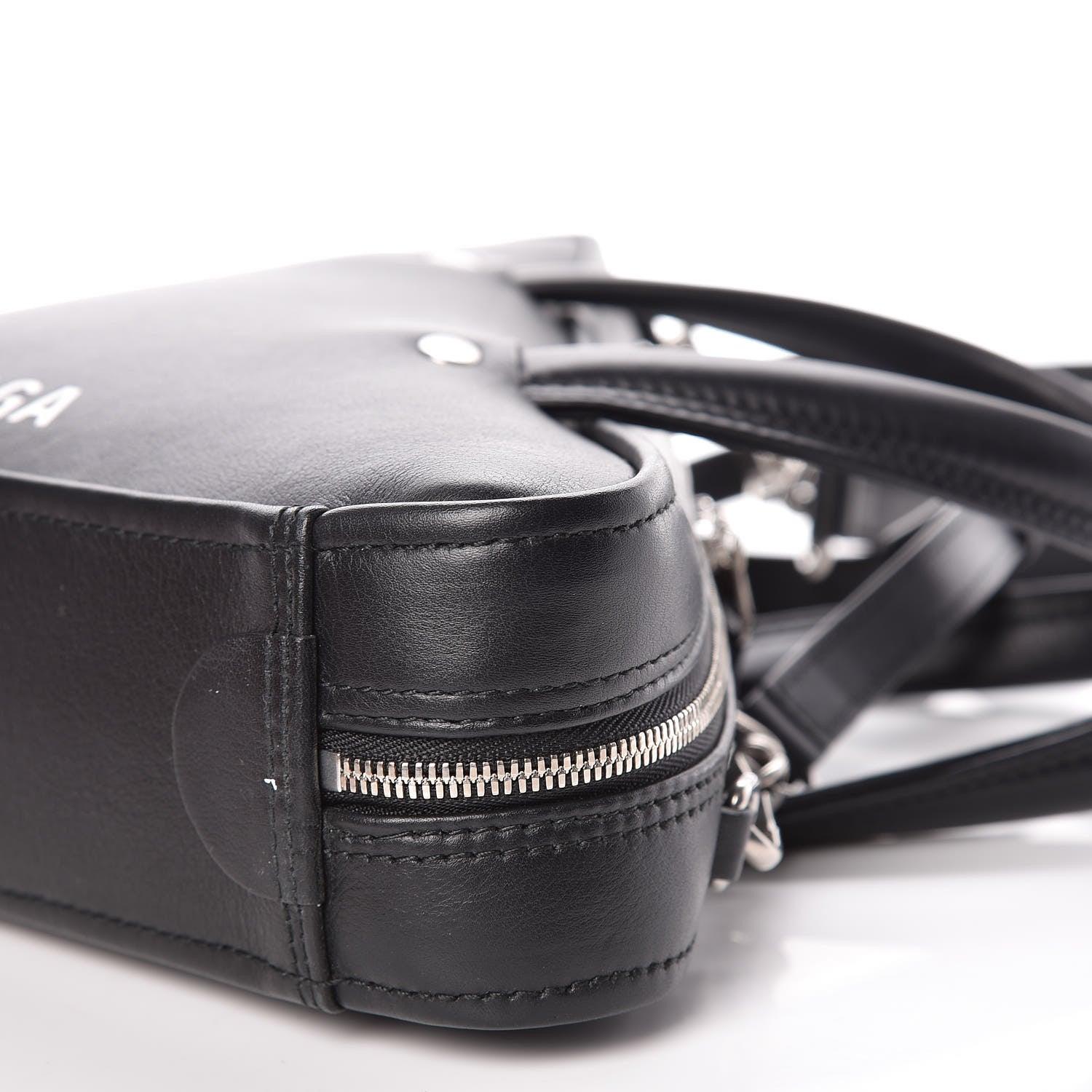Balenciaga Calfskin XS Triangle Duffle Black 8 of 9