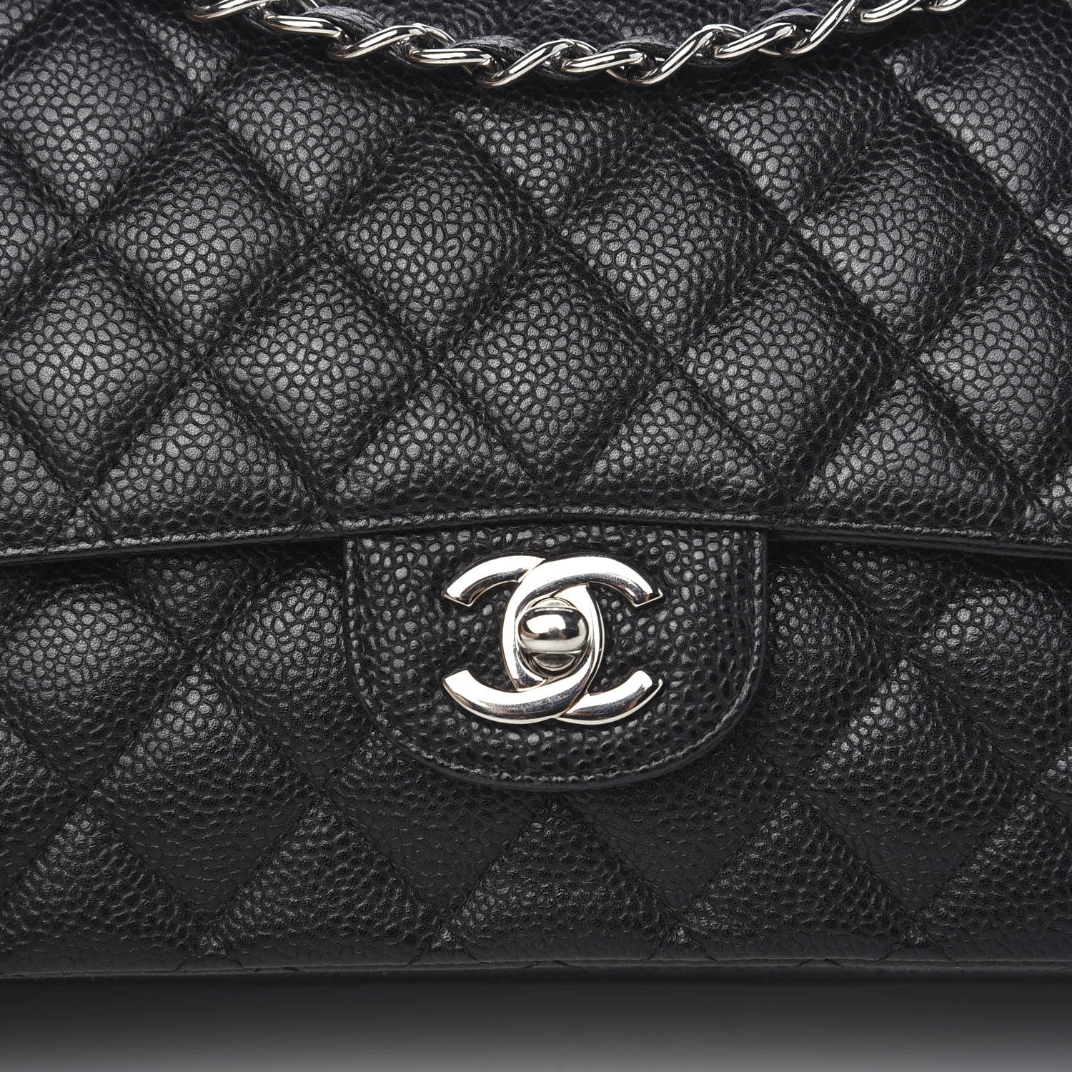 Chanel Caviar Quilted Medium Double Flap Black 10 of 10