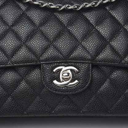 Chanel Caviar Quilted Medium Double Flap Black 10 of 10