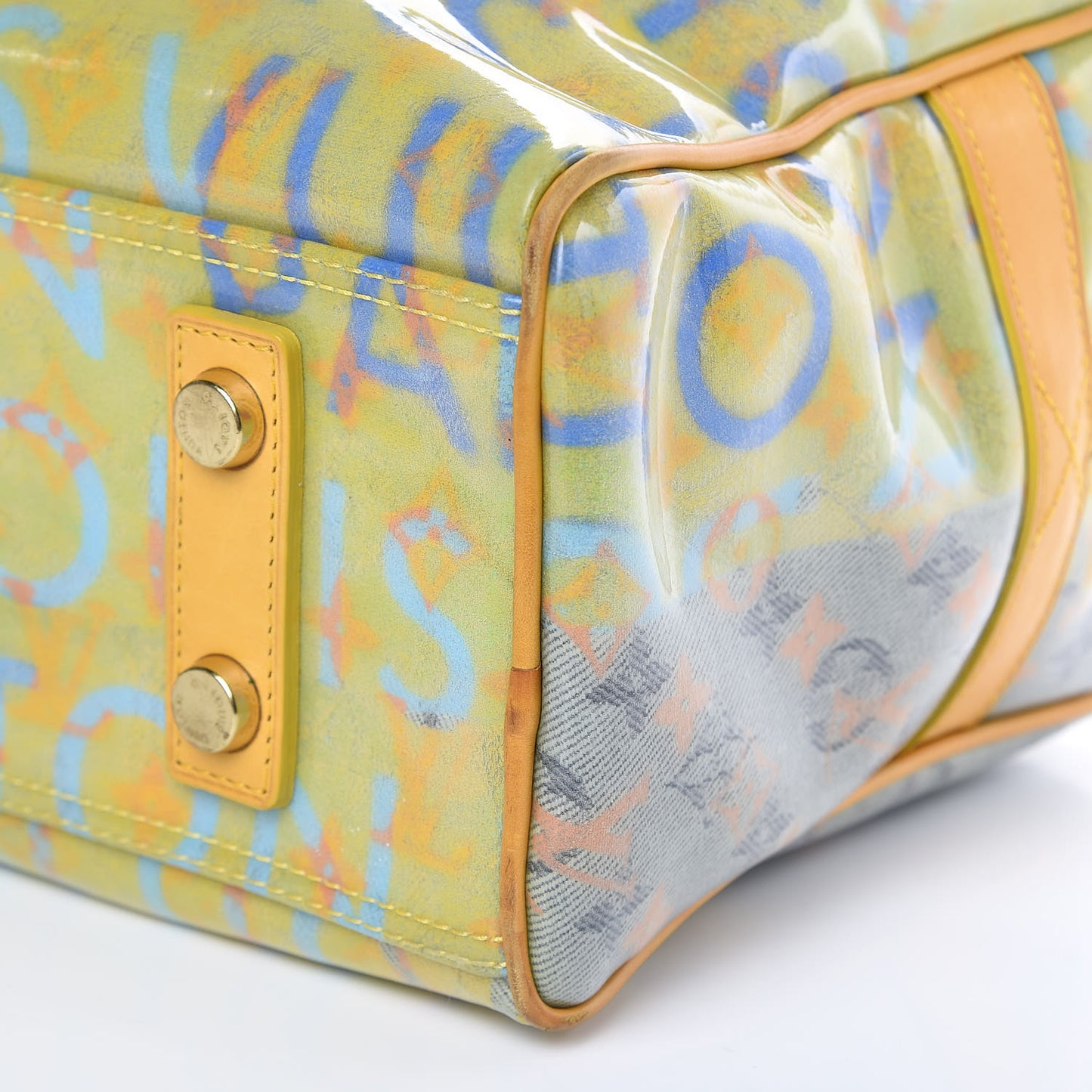 Monogram Pulp Defile Weekender PM Yellow
