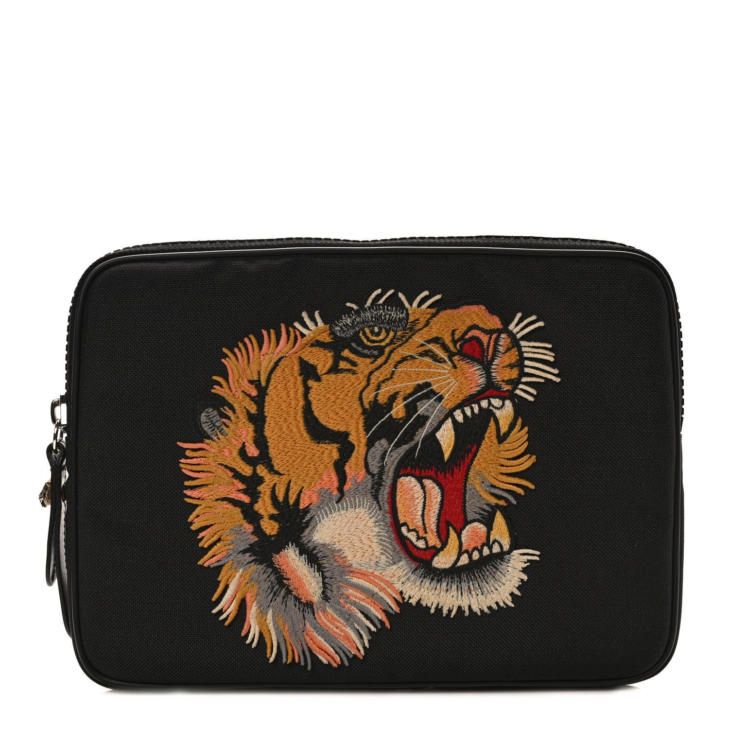 Gucci Techno Canvas Tiger L'aveugle Par Amour Tablet Case Black 1 of 7