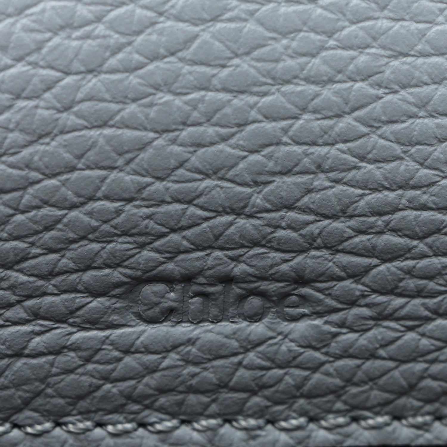 Chloe Calfskin Nano Marcie Saddle Bag Shady Blue 6 of 9