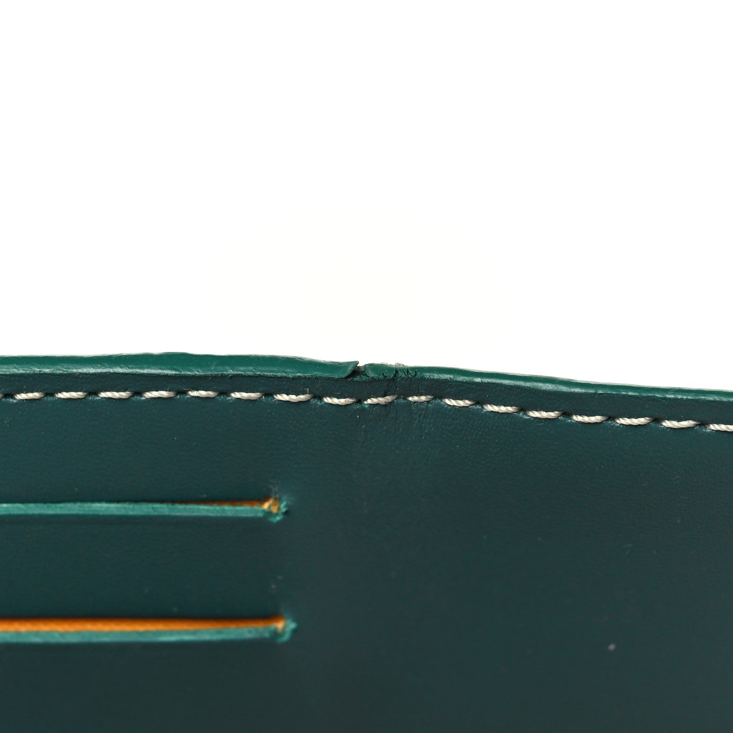 Goyardine Bi-Fold Victoire PM Wallet Green