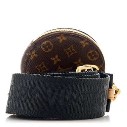 Louis Vuitton Monogram Multi Pochette Accessories Bandouliere Shoulder Strap Black 2 of 6