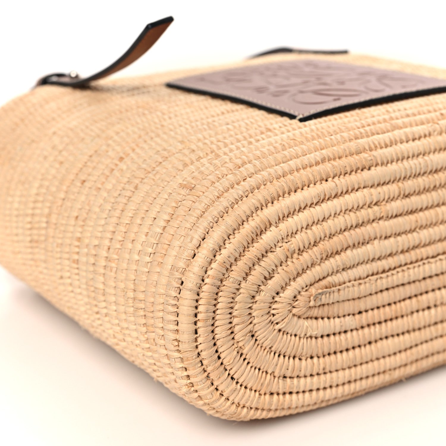 Loewe Raffia Small Square Basket Tote Bag Natural Tan 7 of 8