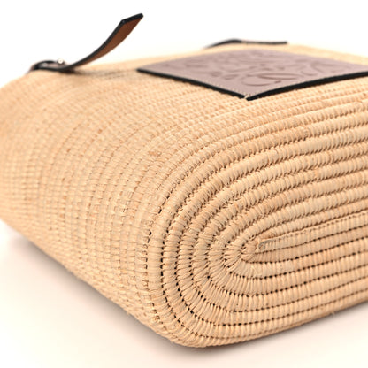 Loewe Raffia Small Square Basket Tote Bag Natural Tan 7 of 8