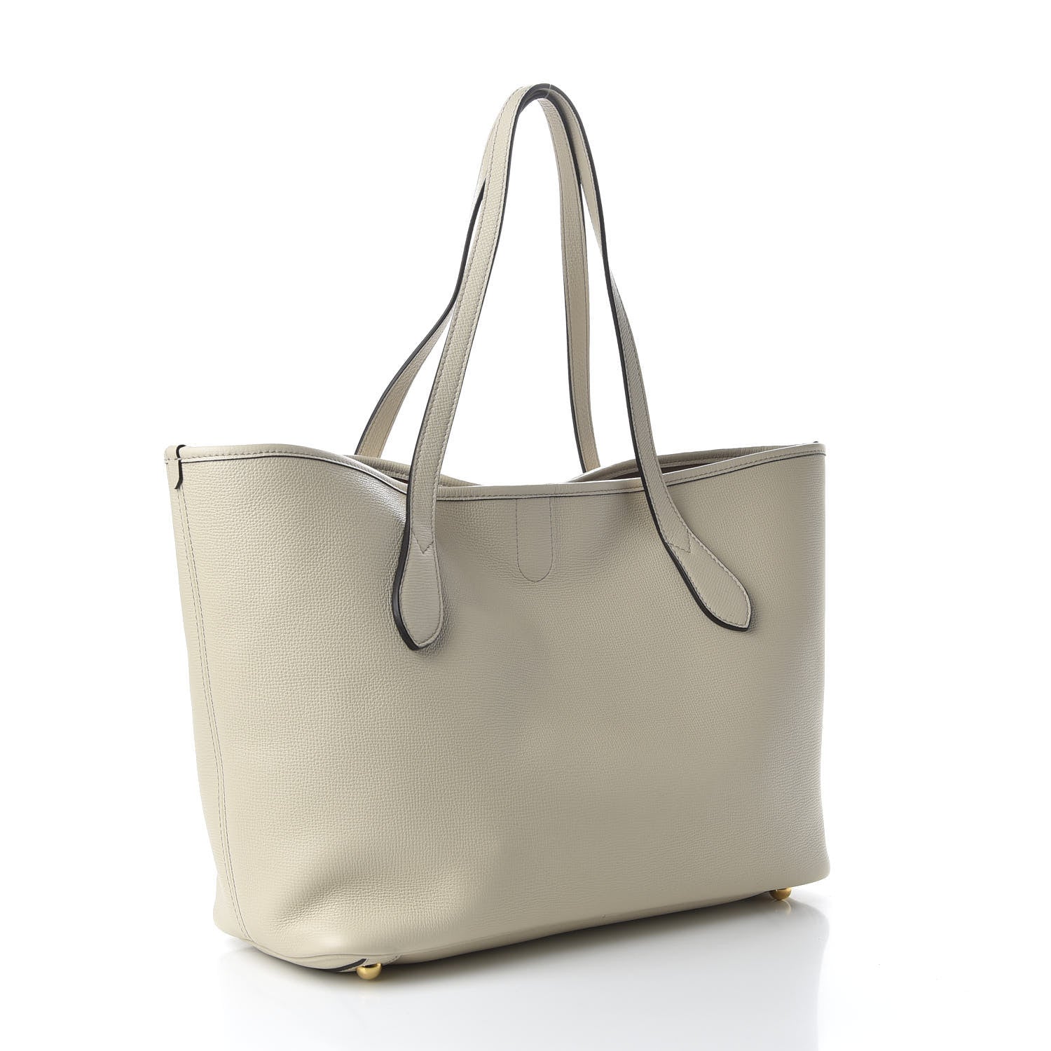 Burberry Grainy Calfskin Medium Honeybrook Tote Limestone 3 of 8