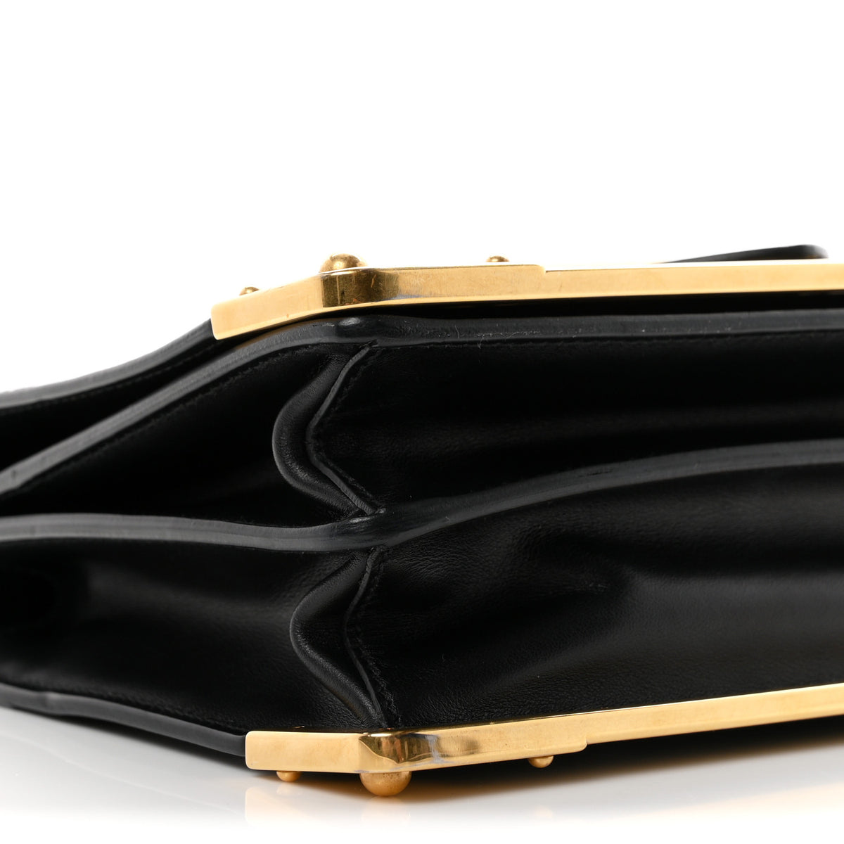 City Calf Saffiano Cahier Bag Black