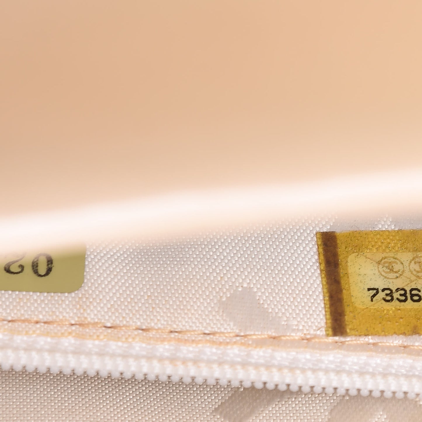Patent Chocolate Bar East West Tote White