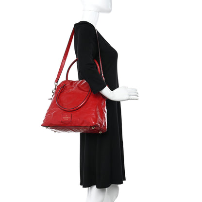 Valentino Garavani Patent Lacca Bow Dome Tote Red 2 of 22