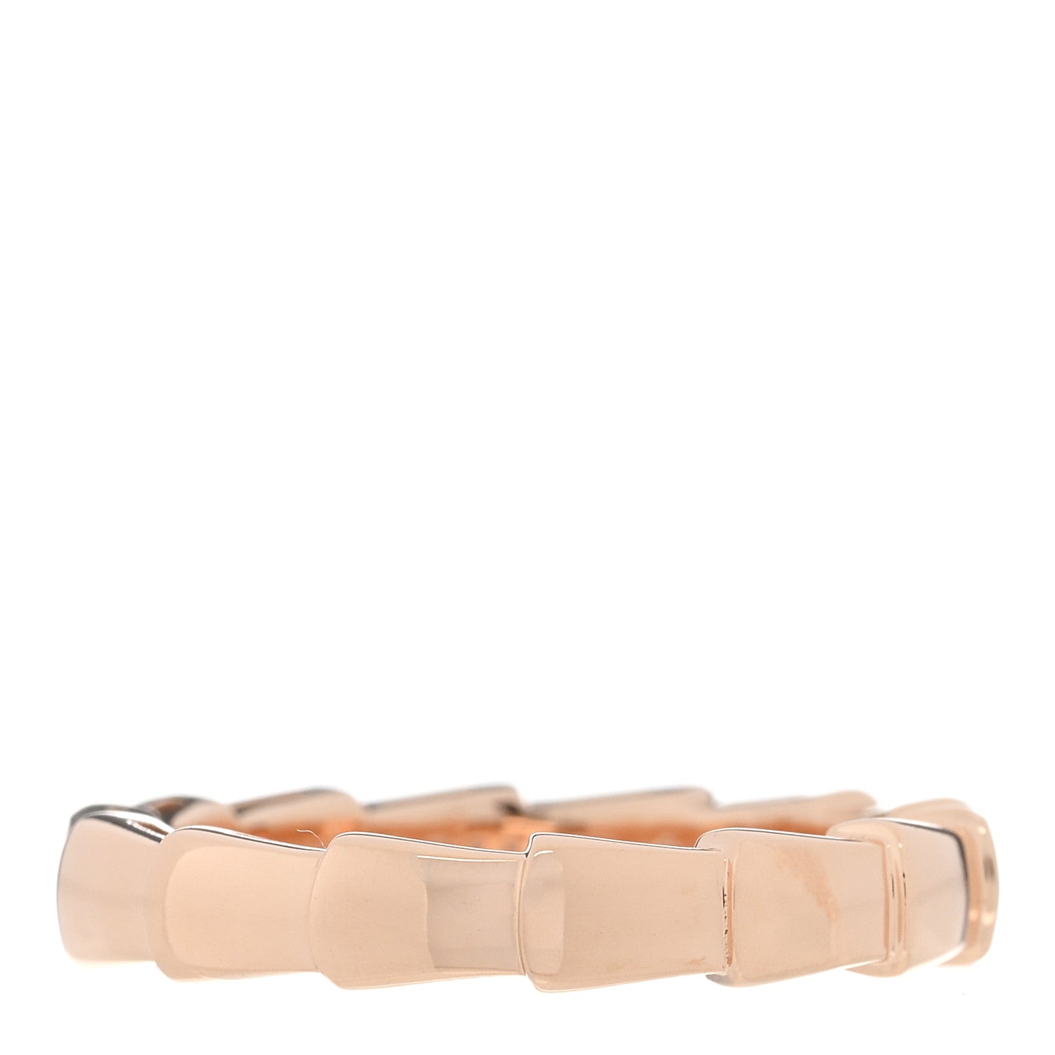 Bulgari 18K Rose Gold Serpenti Viper Band Ring 52 6 1 of 6