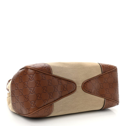 Gucci Canvas Guccissima Hobo Brown 3 of 10
