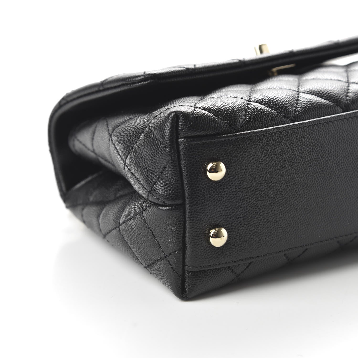 Chanel Caviar Quilted Mini Coco Handle Flap Black 6 of 11