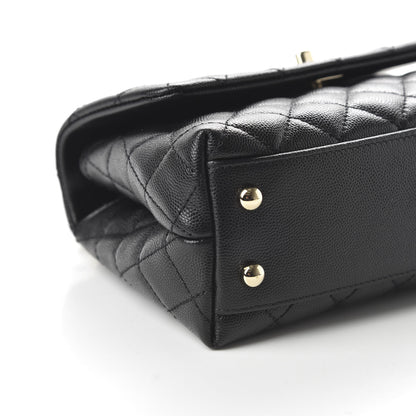 Chanel Caviar Quilted Mini Coco Handle Flap Black 6 of 11