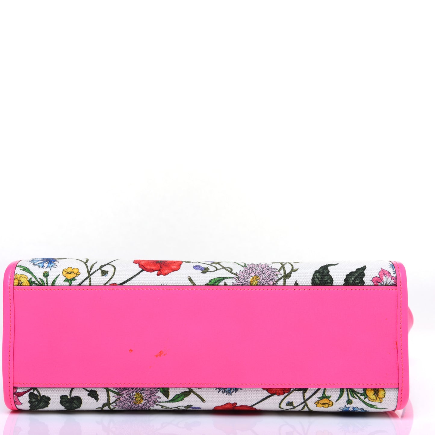 Canvas Medium Flora Tote Fuchsia