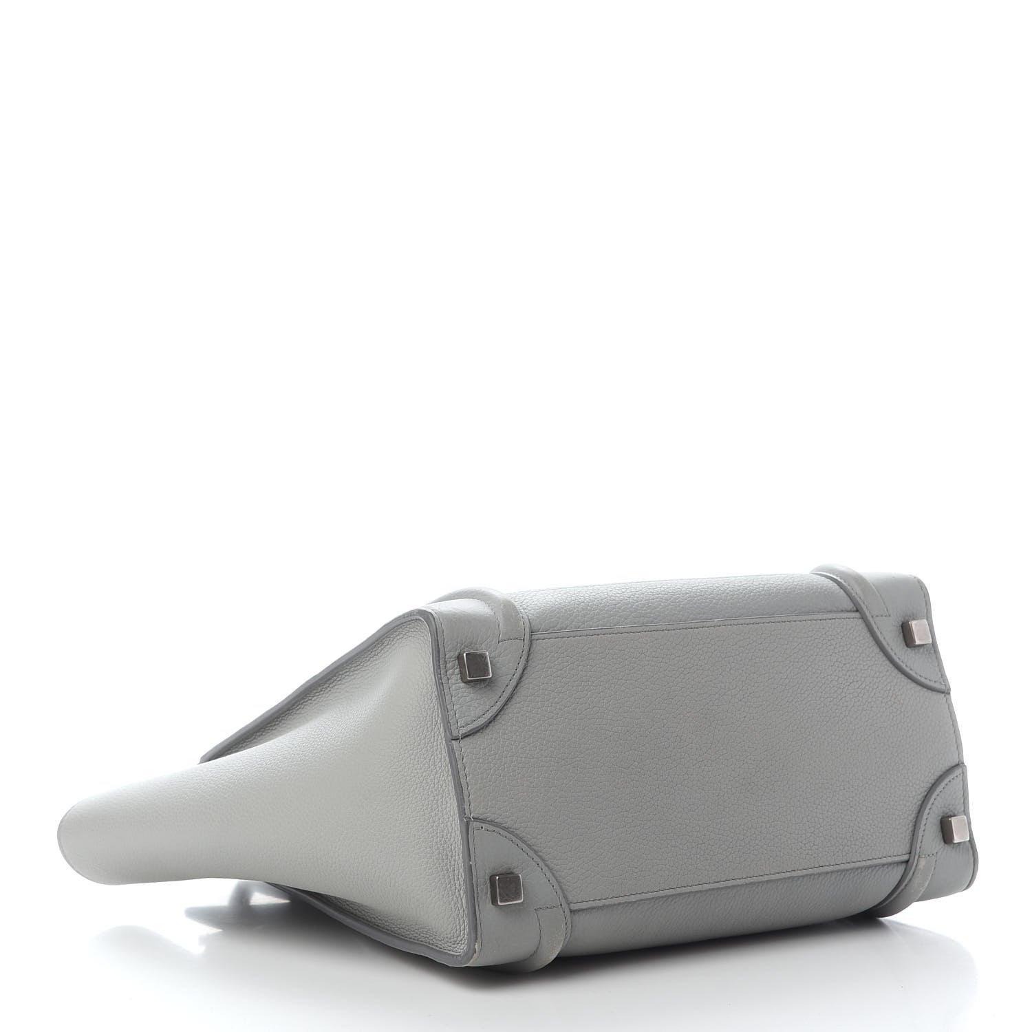 Celine Baby Drummed Calfskin Micro Luggage Sky 3 of 14